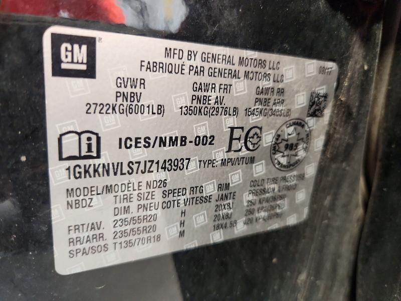 Продаж на аукціоні авто 2018 Gmc Acadia, vin: 1GKKNVLS7JZ143937, номер лоту: 65320676