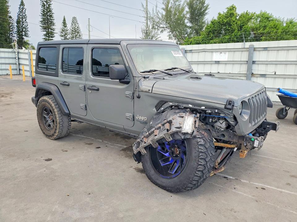 2018 Jeep Wrangler Unlimited მანქანა იყიდება აუქციონზე, vin: 1C4HJXDG5JW319621, აუქციონის ნომერი: 63824906