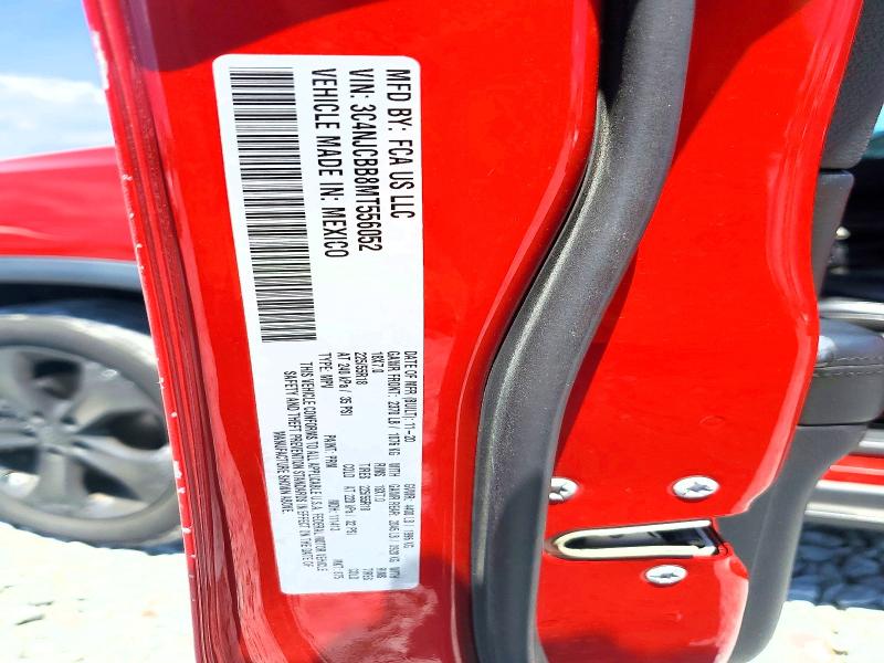 2021 Jeep Compass მანქანა იყიდება აუქციონზე, vin: 3C4NJCBB8MT556052, აუქციონის ნომერი: 64911026