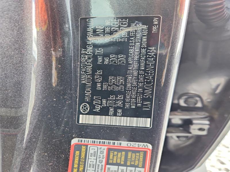 Продаж на аукціоні авто 2022 Hyundai Tucson, vin: 5NMJC3AE6NH043434, номер лоту: 62823856