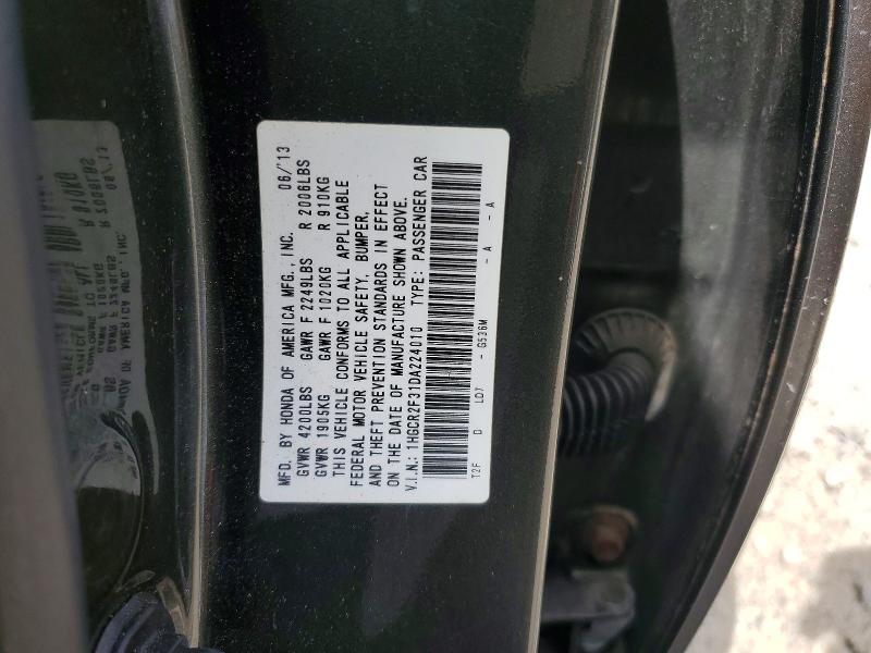 Продаж на аукціоні авто 2013 Honda Accord, vin: 1HGCR2F31DA224010, номер лоту: 66895586