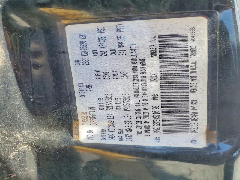 66064316 :رقم المزاد ، 1B7GL22X6XS110108 vin ، 1999 Dodge Dakota مزاد بيع