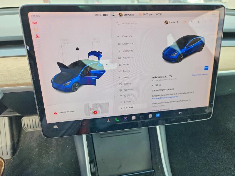 Продаж на аукціоні авто 2019 Tesla Model 3, vin: 5YJ3E1EA5KF411663, номер лоту: 66983706