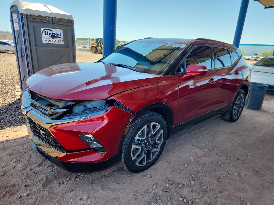 66294926 :رقم المزاد ، 3GNKBERS9PS118918 vin ، 2023 Chevrolet Blazer مزاد بيع