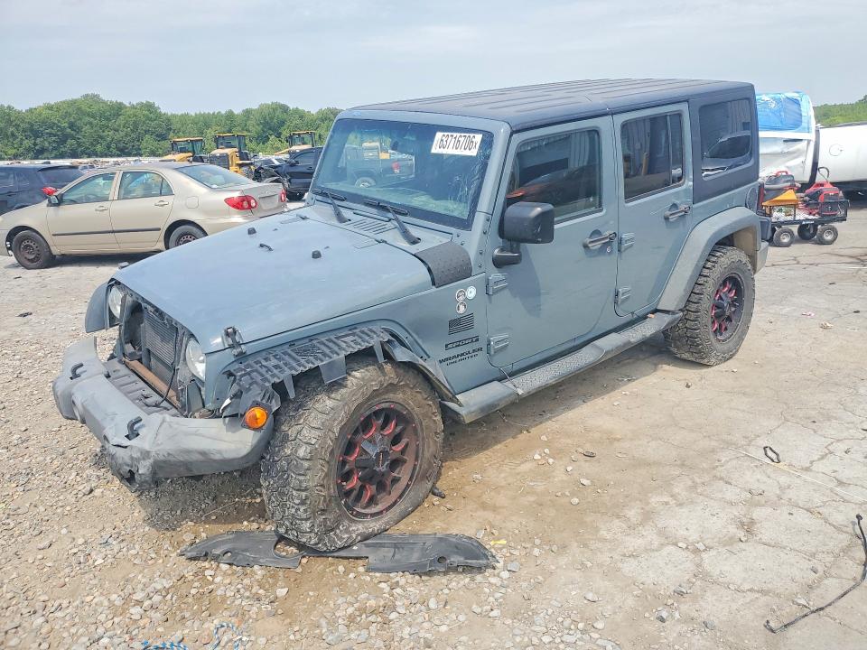 63716706 :رقم المزاد ، 1C4BJWDG6FL698539 vin ، 2015 Jeep Wrangler Unlimited مزاد بيع