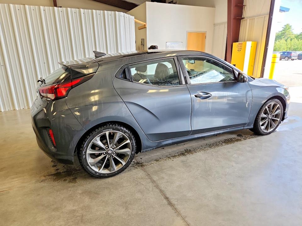 2019 Hyundai Veloster მანქანა იყიდება აუქციონზე, vin: KMHTG6AFXKU002134, აუქციონის ნომერი: 65393606