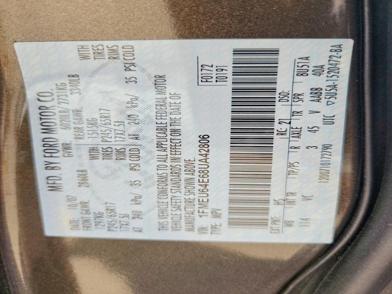 Aukcja sprzedaży 2008 Ford Explorer, vin: 1FMEU64E68UA42806, numer aukcji: 59033116