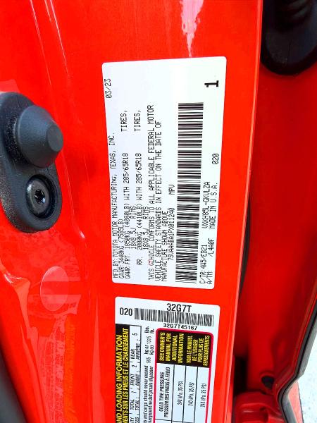 Aukcja sprzedaży 2023 Toyota Sequoia, vin: 7SVAAABA1PX011240, numer aukcji: 65601656