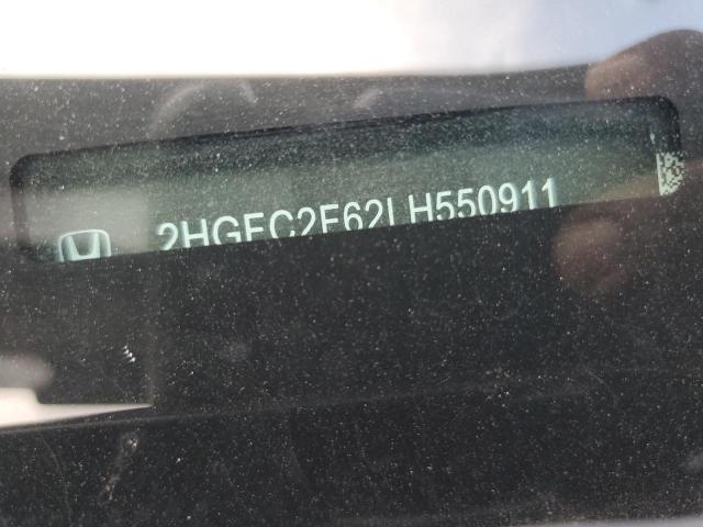 66191946 :رقم المزاد ، 2HGFC2F62LH550911 vin ، 2020 Honda Civic مزاد بيع