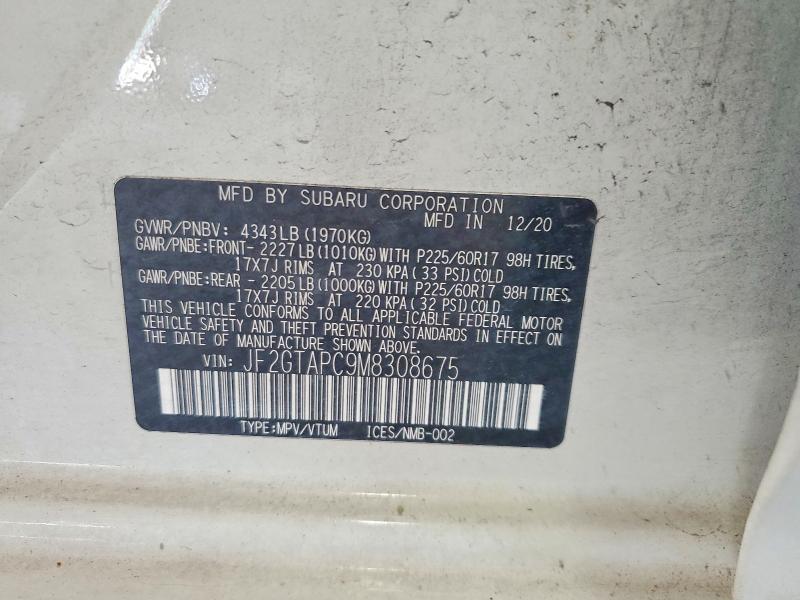 Продажа на аукционе авто 2021 Subaru Crosstrek, vin: JF2GTAPC9M8308675, номер лота: 65258296