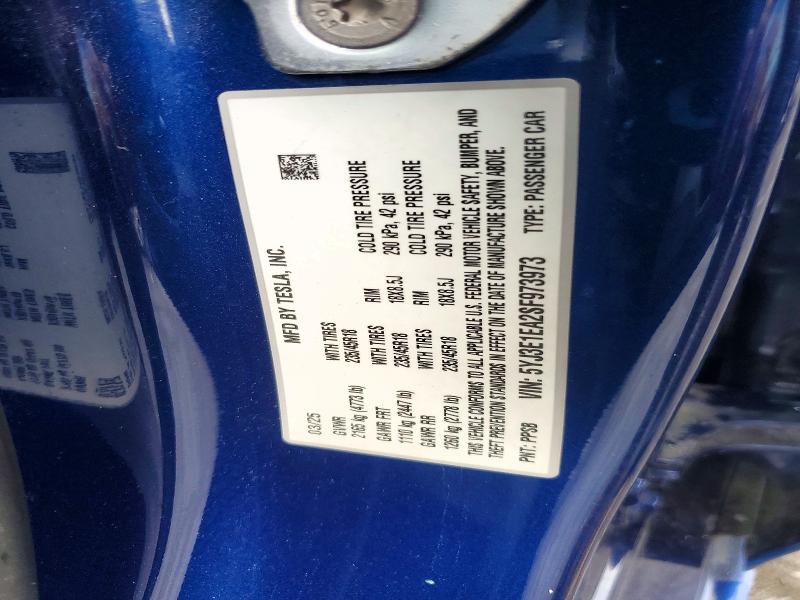 Aukcja sprzedaży 2025 Tesla Model 3, vin: 5YJ3E1EA2SF973973, numer aukcji: 67120096