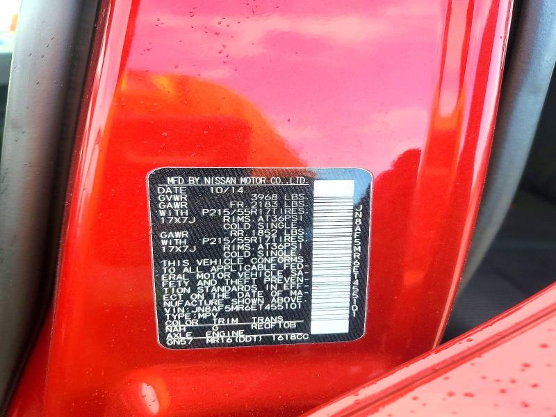 Продажа на аукционе авто 2014 Nissan Juke, vin: JN8AF5MR6ET455101, номер лота: 66479616