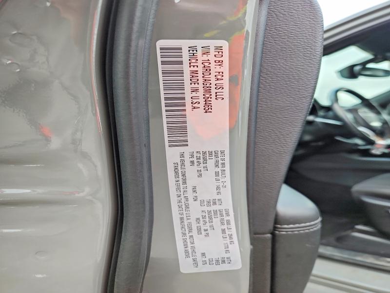 Продажа на аукционе авто 2021 Dodge Durango, vin: 1C4RDJAG8MC644654, номер лота: 65196526