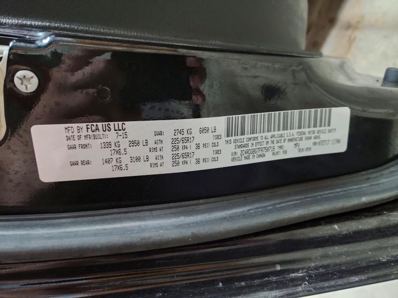 66338336 :رقم المزاد ، 2C4RDGBG7FR750718 vin ، 2015 Dodge Grand Caravan مزاد بيع