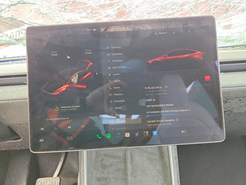 Продаж на аукціоні авто 2026 Tesla Model  Y, vin: 7SAYGDEE5TF368452, номер лоту: 64509756