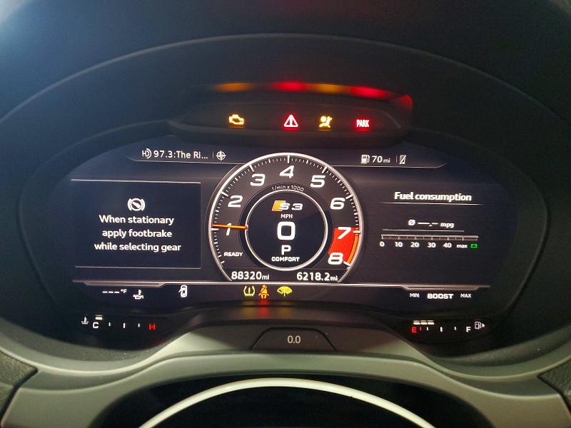 2017 Audi S3 მანქანა იყიდება აუქციონზე, vin: WAUB1GFF5H1053547, აუქციონის ნომერი: 63219566