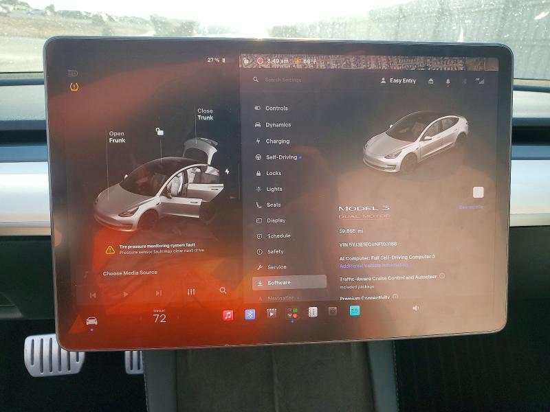 Aukcja sprzedaży 2022 Tesla Model 3, vin: 5YJ3E1EC8NF193188, numer aukcji: 66961626
