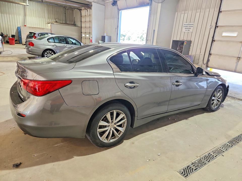 66735046 :رقم المزاد ، JN1AV7AR3FM850673 vin ، 2015 Infiniti Q50 Hybrid مزاد بيع