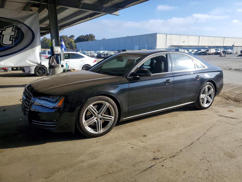 2013 Audi A8 მანქანა იყიდება აუქციონზე, vin: WAUAGAFD7DN018727, აუქციონის ნომერი: 64240386