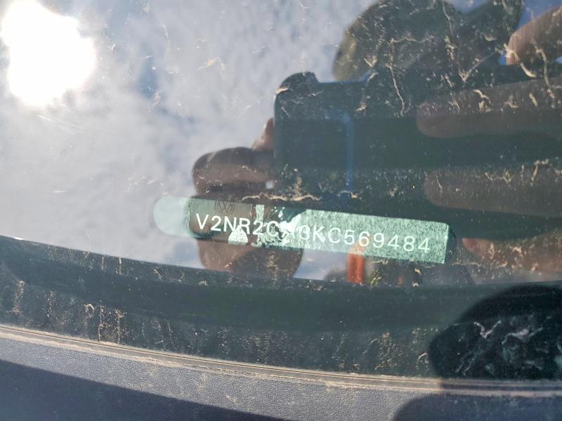 61518816 :رقم المزاد ، 1V2NR2CA3KC569484 vin ، 2019 Volkswagen Atlas مزاد بيع