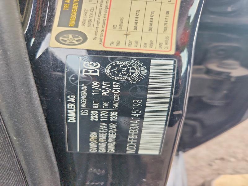 Продаж на аукціоні авто 2010 Mercedes-benz E, vin: WDDHF8HB3AA145198, номер лоту: 64390216