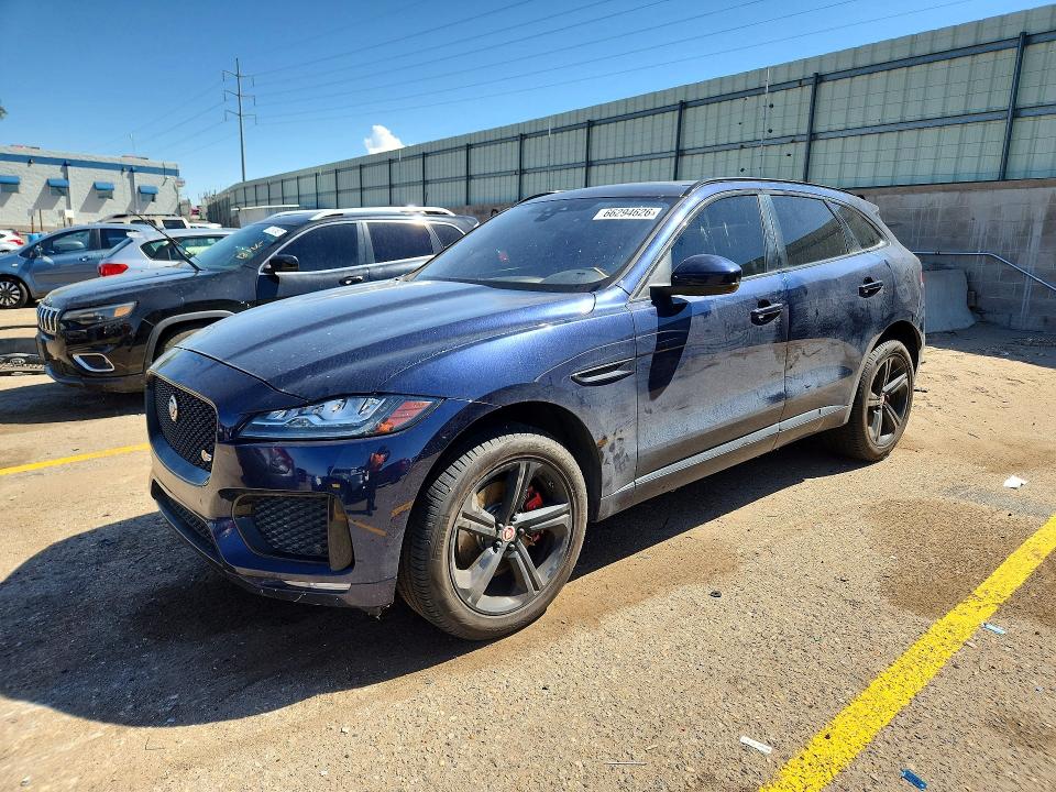 Продаж на аукціоні авто 2017 Jaguar F-pace, vin: SADCM2BVXHA075918, номер лоту: 66294626