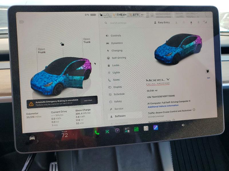 Aukcja sprzedaży 2024 Tesla Model Y, vin: 7SAYGDEFXRF170046, numer aukcji: 63427566