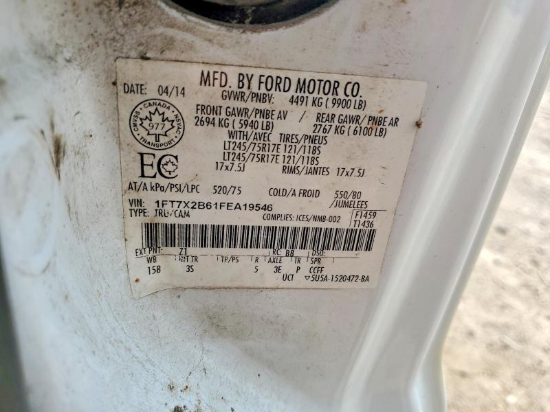 Auction sale of the 2015 Ford F250, vin: 1FT7X2B61FEA19546, lot number: 62806726