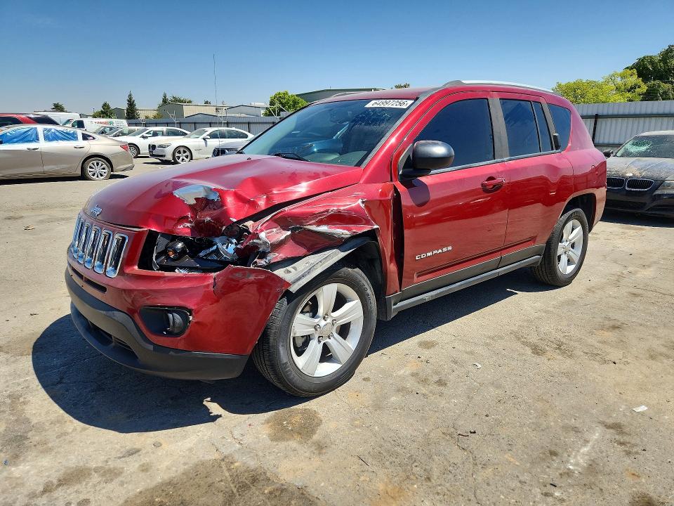 2016 Jeep Compass მანქანა იყიდება აუქციონზე, vin: 1C4NJCBA8GD670411, აუქციონის ნომერი: 64997256