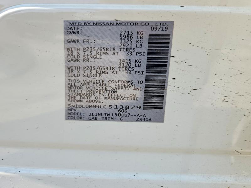 Продажа на аукционе авто 2020 Infiniti Qx60, vin: 5N1DL0MM9LC513879, номер лота: 64996956
