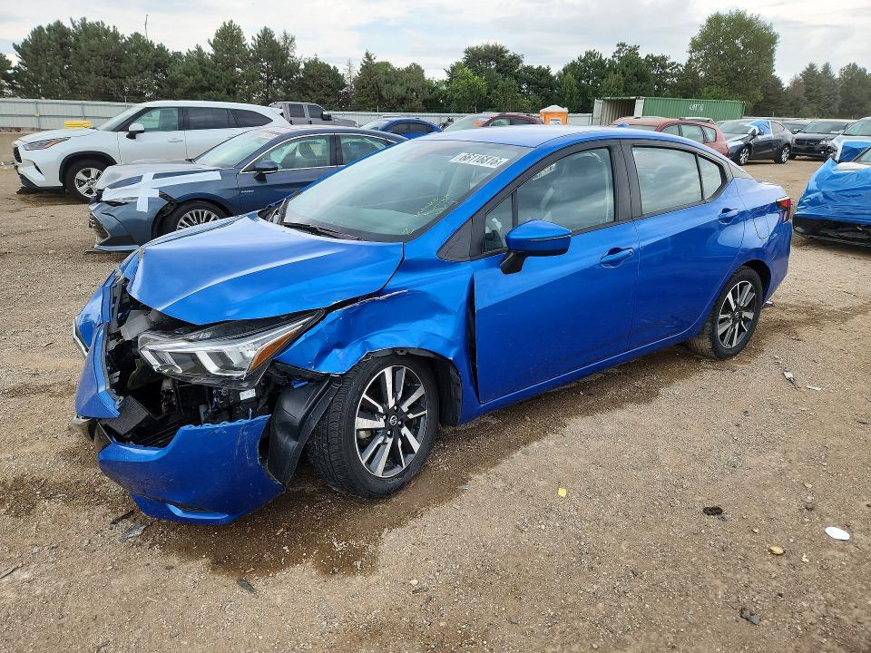 66116816 :رقم المزاد ، 3N1CN8EV0ML808328 vin ، 2021 Nissan Versa مزاد بيع