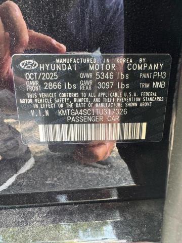 2026 Genesis G80 მანქანა იყიდება აუქციონზე, vin: KMTGA4SC1TU317326, აუქციონის ნომერი: 67012806
