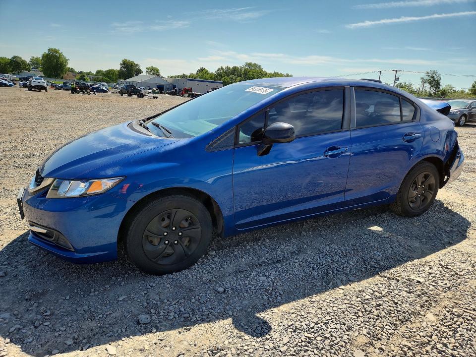 Auction sale of the 2013 Honda Civic, vin: 19XFB2F58DE013532, lot number: 61356176