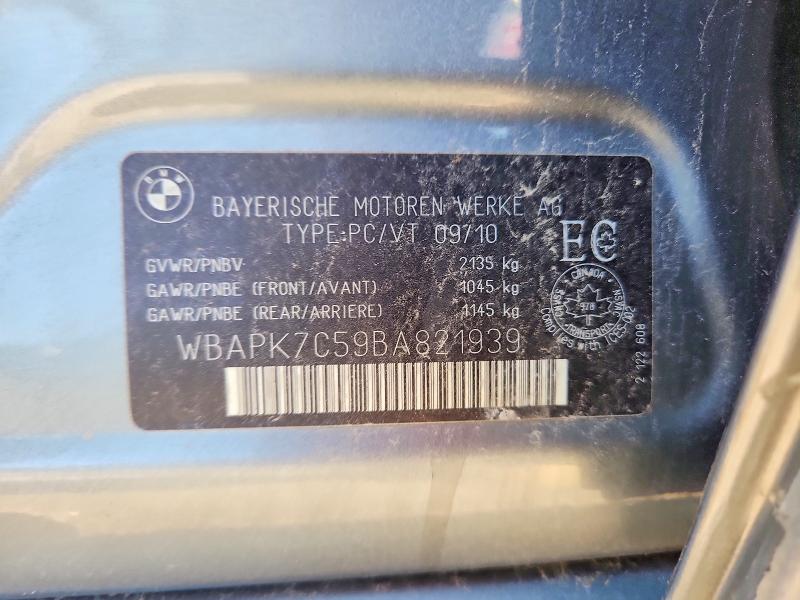 Продаж на аукціоні авто 2011 Bmw 328, vin: WBAPK7C59BA821939, номер лоту: 63552386
