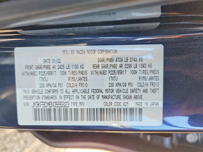 Aukcja sprzedaży 2022 Mazda Cx-5, vin: JM3KFBCM6N0565823, numer aukcji: 67030296