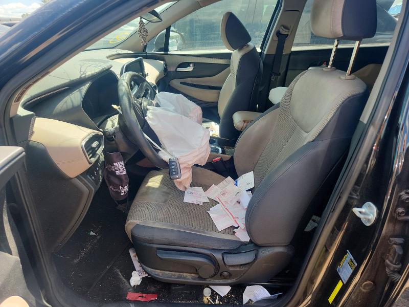 2019 Hyundai Santa Fe მანქანა იყიდება აუქციონზე, vin: 5NMS23ADXKH117285, აუქციონის ნომერი: 65405236