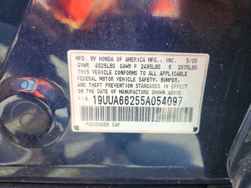 2005 Acura Tl მანქანა იყიდება აუქციონზე, vin: 19UUA66255A054097, აუქციონის ნომერი: 67183596