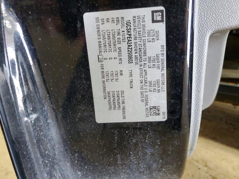 Продажа на аукционе авто 2010 Chevrolet Silverado, vin: 1GCSKPEA2AZ290803, номер лота: 64984696