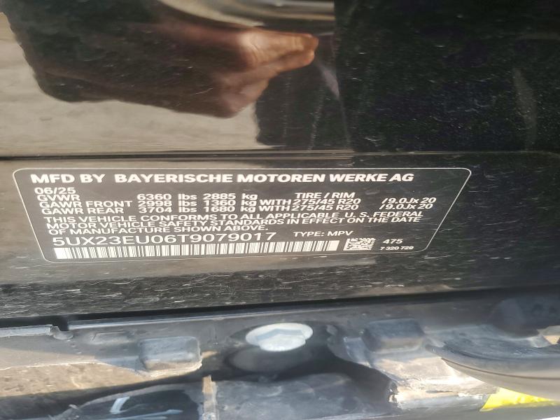 64678046 :رقم المزاد ، 5UX23EU06T9079017 vin ، 2026 Bmw X5 مزاد بيع
