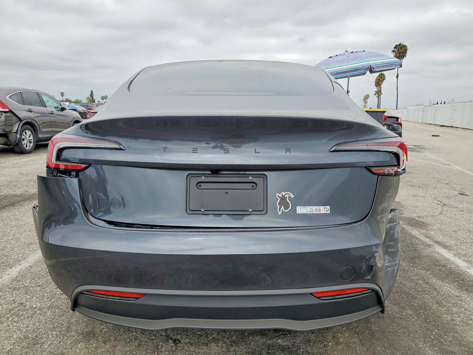2026 Tesla Model 3 მანქანა იყიდება აუქციონზე, vin: 5YJ3E1EA5TF196402, აუქციონის ნომერი: 65265866