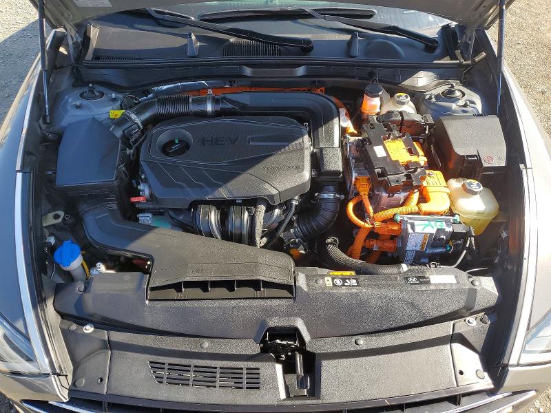 2021 Hyundai Sonata Hybrid მანქანა იყიდება აუქციონზე, vin: KMHL34JJ6MA027993, აუქციონის ნომერი: 64984366