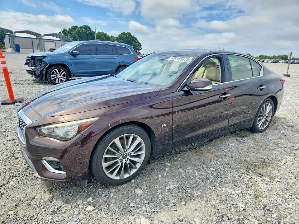 63010216 :رقم المزاد ، JN1EV7AR5JM440449 vin ، 2018 Infiniti Q50 مزاد بيع