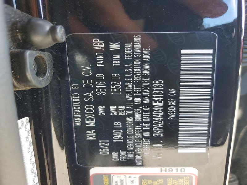 Продажа на аукционе авто 2021 Kia Rio, vin: 3KPA24AD4ME413138, номер лота: 64103366
