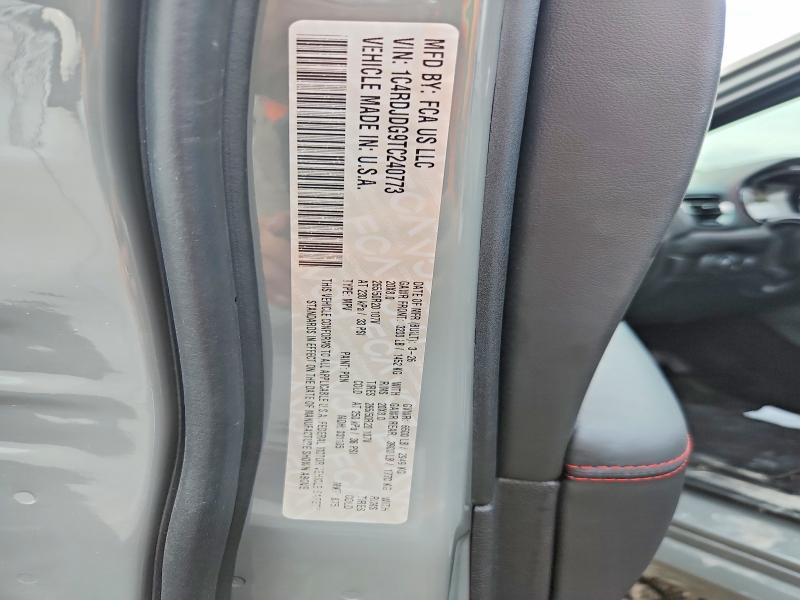 63635216 :رقم المزاد ، 1C4RDJDG9TC240773 vin ، 2026 Dodge Durango مزاد بيع