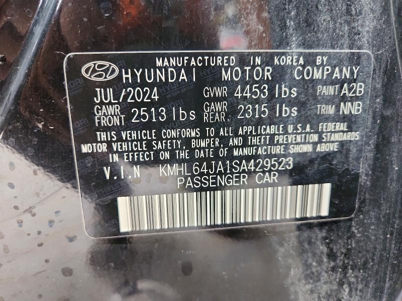 Продаж на аукціоні авто 2025 Hyundai Sonata, vin: KMHL64JA1SA429523, номер лоту: 64227116