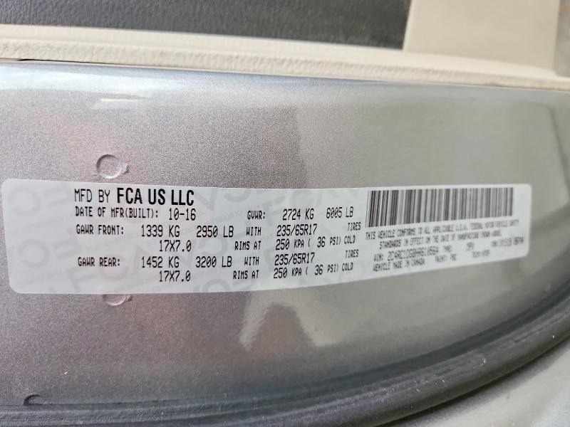 Aukcja sprzedaży 2017 Chrysler Pacifica, vin: 2C4RC1DG8HR610564, numer aukcji: 64278166