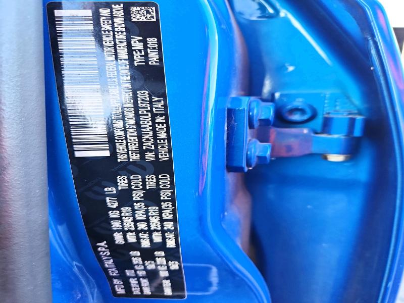 Продажа на аукционе авто 2020 Jeep Renegade, vin: ZACNJAAB0LPL87203, номер лота: 63866776
