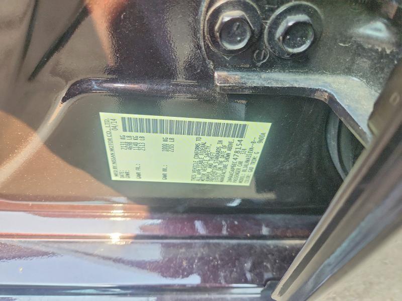 64265586 :رقم المزاد ، 1N4AA5AP6EC478154 vin ، 2014 Nissan Maxima مزاد بيع