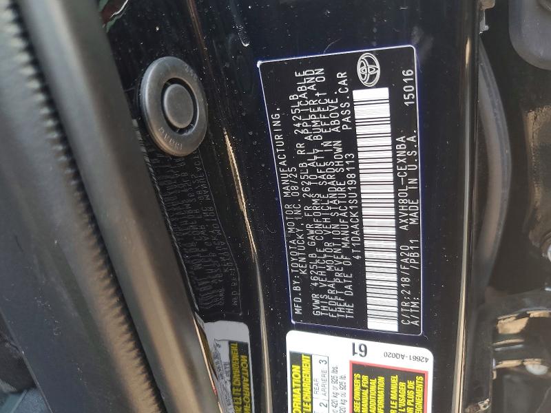 Продажа на аукционе авто 2025 Toyota Camry, vin: 4T1DAACK1SU198113, номер лота: 64568586