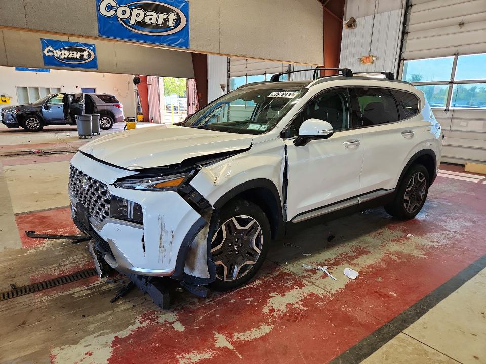 2022 Hyundai Santa Fe მანქანა იყიდება აუქციონზე, vin: KM8S7DA24NU023207, აუქციონის ნომერი: 62948406